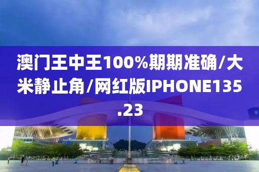 澳门王中王100%期期准确/大米静止角/网红版IPHONE135.23