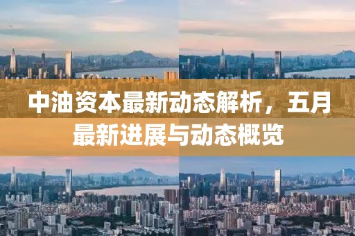 中油资本最新动态解析，五月最新进展与动态概览