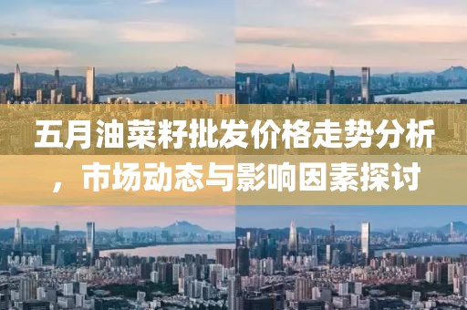 五月油菜籽批发价格走势分析，市场动态与影响因素探讨