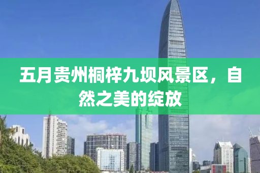 五月贵州桐梓九坝风景区，自然之美的绽放