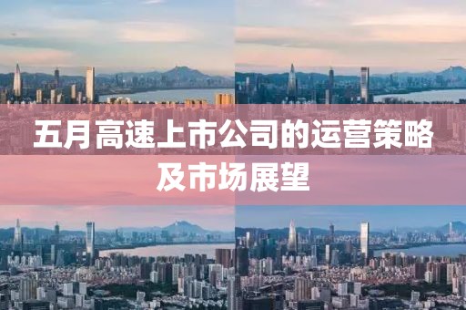 五月高速上市公司的运营策略及市场展望