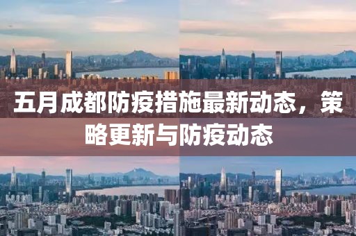 五月成都防疫措施最新动态，策略更新与防疫动态