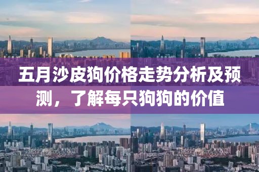 五月沙皮狗价格走势分析及预测，了解每只狗狗的价值