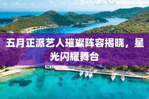 五月正派艺人璀璨阵容揭晓，星光闪耀舞台