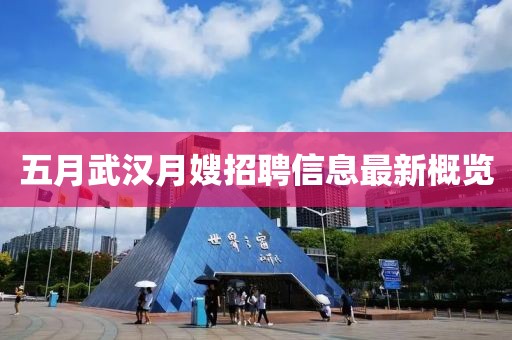 五月武汉月嫂招聘信息最新概览
