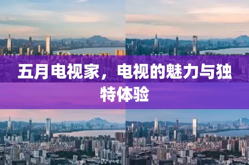 五月电视家，电视的魅力与独特体验