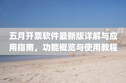 五月开票软件最新版详解与应用指南，功能概览与使用教程