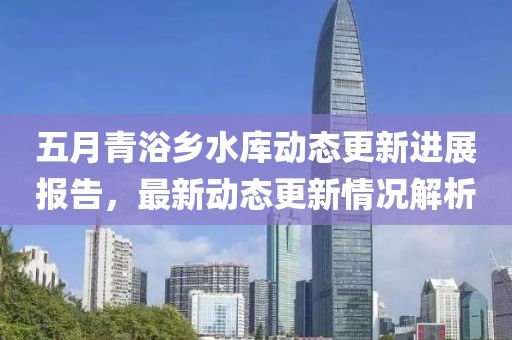 五月青浴乡水库动态更新进展报告，最新动态更新情况解析