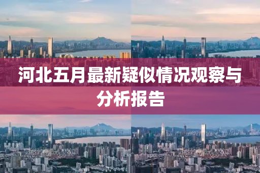 河北五月最新疑似情况观察与分析报告