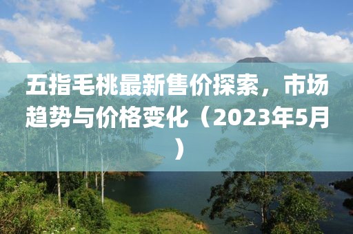 五指毛桃最新售价探索，市场趋势与价格变化（2023年5月）