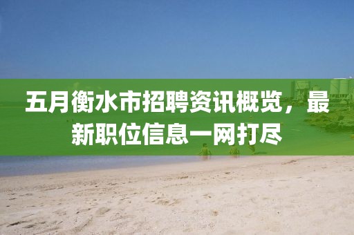 五月衡水市招聘资讯概览，最新职位信息一网打尽