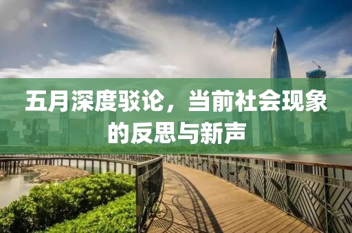 五月深度驳论，当前社会现象的反思与新声
