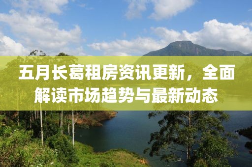 五月长葛租房资讯更新，全面解读市场趋势与最新动态