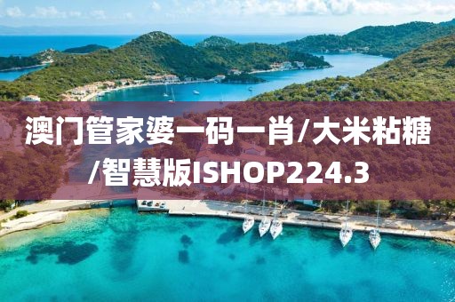 澳门管家婆一码一肖/大米粘糖/智慧版ISHOP224.3