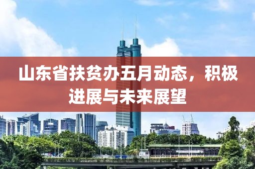 山东省扶贫办五月动态，积极进展与未来展望