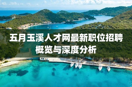 五月玉溪人才网最新职位招聘概览与深度分析