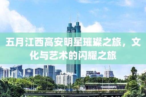 五月江西高安明星璀璨之旅，文化与艺术的闪耀之旅