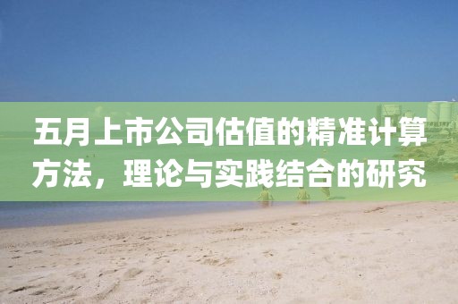 五月上市公司估值的精准计算方法，理论与实践结合的研究