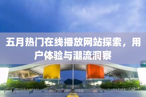 五月热门在线播放网站探索，用户体验与潮流洞察