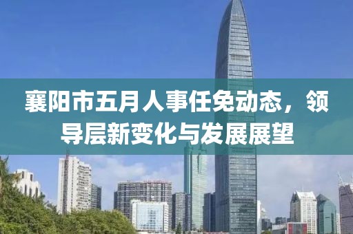 襄阳市五月人事任免动态，领导层新变化与发展展望