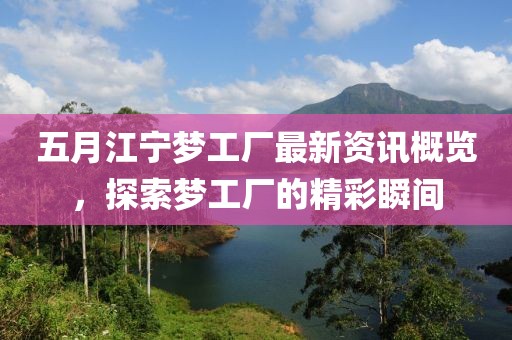 五月江宁梦工厂最新资讯概览，探索梦工厂的精彩瞬间
