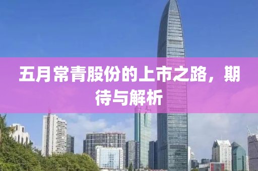 五月常青股份的上市之路，期待与解析