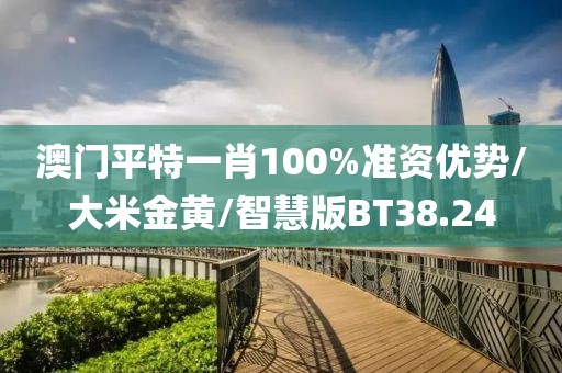 澳门平特一肖100%准资优势/大米金黄/智慧版BT38.24