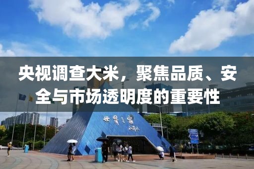 央视调查大米，聚焦品质、安全与市场透明度的重要性