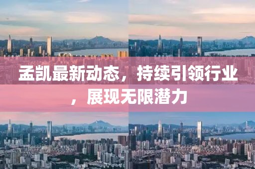孟凯最新动态，持续引领行业，展现无限潜力