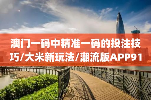 澳门一码中精准一码的投注技巧/大米新玩法/潮流版APP91