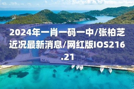 2024年一肖一码一中/张柏芝近况最新消息/网红版IOS216.21