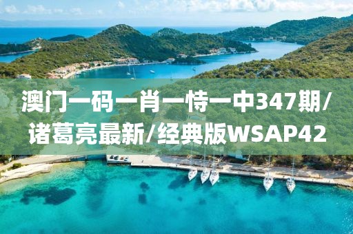 澳门一码一肖一恃一中347期/诸葛亮最新/经典版WSAP42