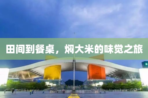 田间到餐桌，焖大米的味觉之旅