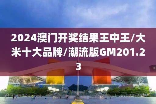 2024澳门开奖结果王中王/大米十大品牌/潮流版GM201.23