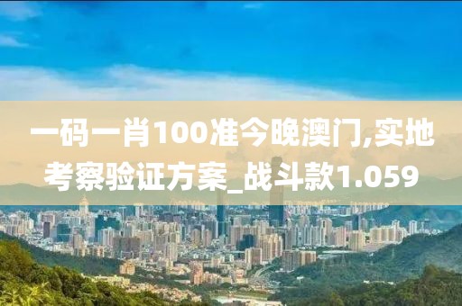 一码一肖100准今晚澳门,实地考察验证方案_战斗款1.059