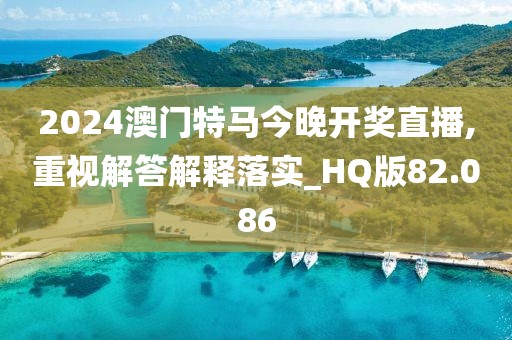 2024澳门特马今晚开奖直播,重视解答解释落实_HQ版82.086