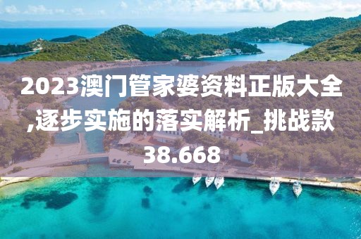 2023澳门管家婆资料正版大全,逐步实施的落实解析_挑战款38.668