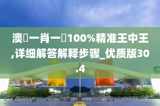 澳門一肖一碼100%精准王中王,详细解答解释步骤_优质版30.4