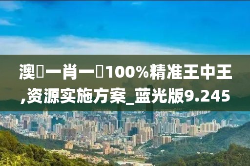 澳門一肖一碼100%精准王中王,资源实施方案_蓝光版9.245