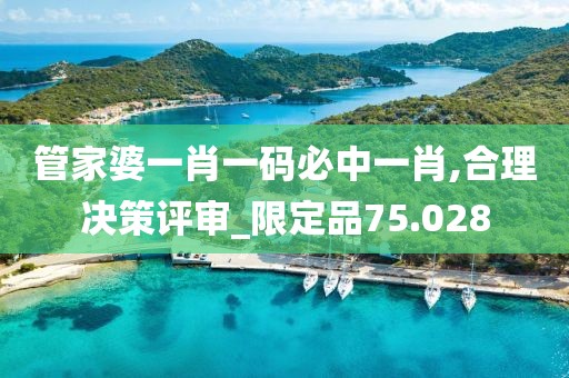 管家婆一肖一码必中一肖,合理决策评审_限定品75.028