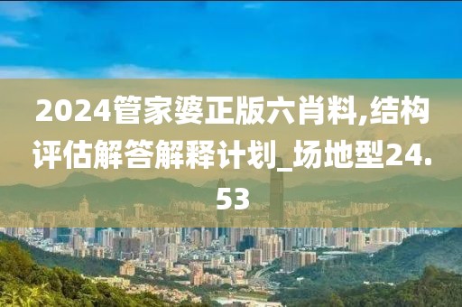 2024管家婆正版六肖料,结构评估解答解释计划_场地型24.53