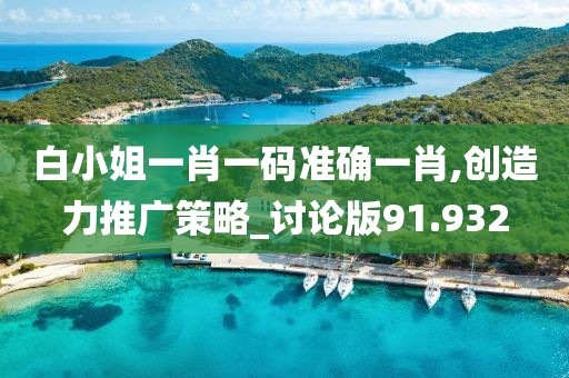 白小姐一肖一码准确一肖,创造力推广策略_讨论版91.932