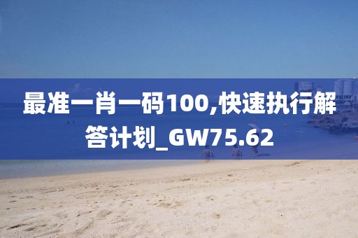 最准一肖一码100,快速执行解答计划_GW75.62
